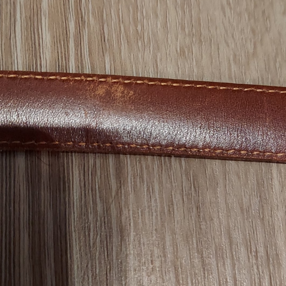 Coach British Tan Skinny Leather Belt #2800 - Picture 9 of 14